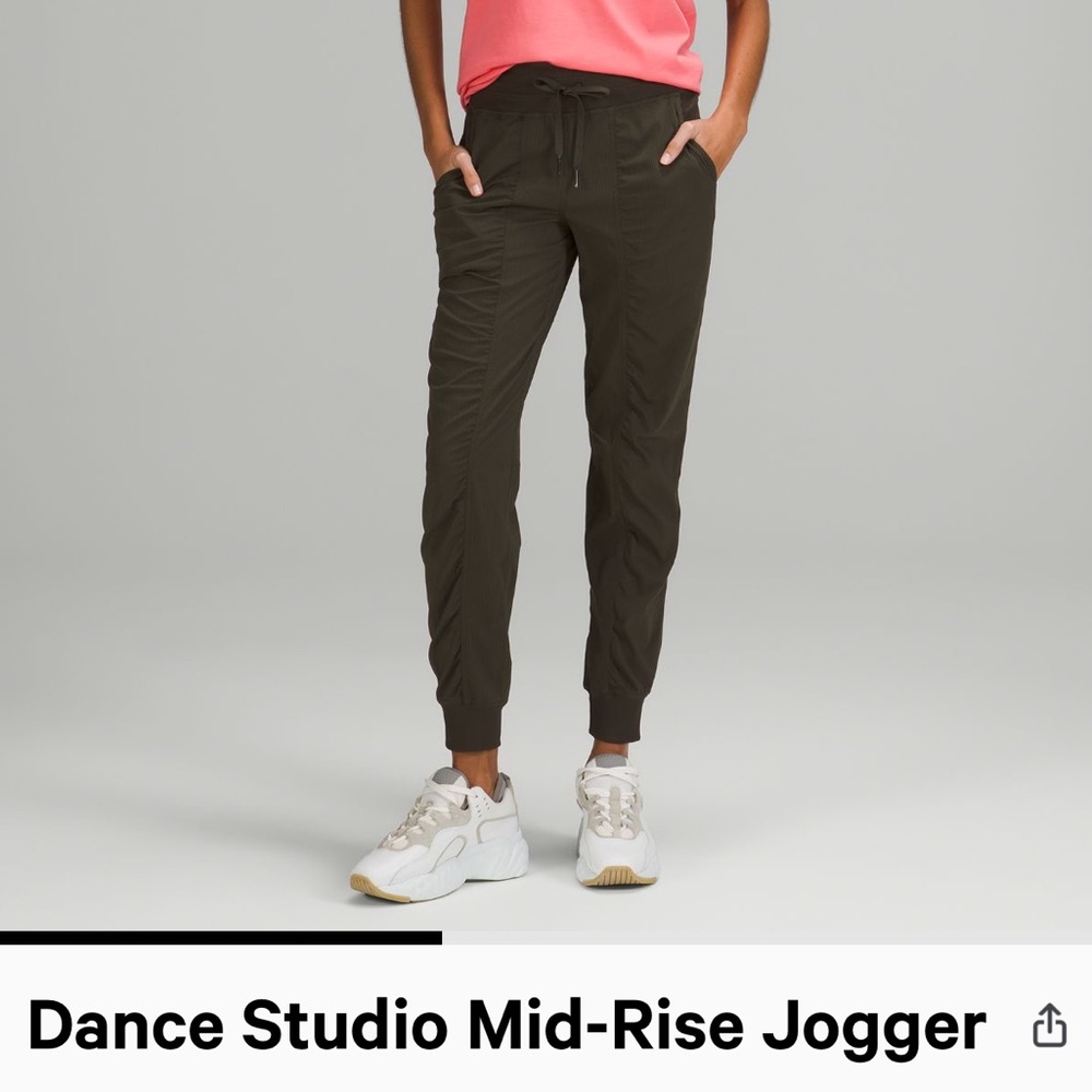 lululemon athletica Olive Green Dance Studio Mid-Rise Jogger